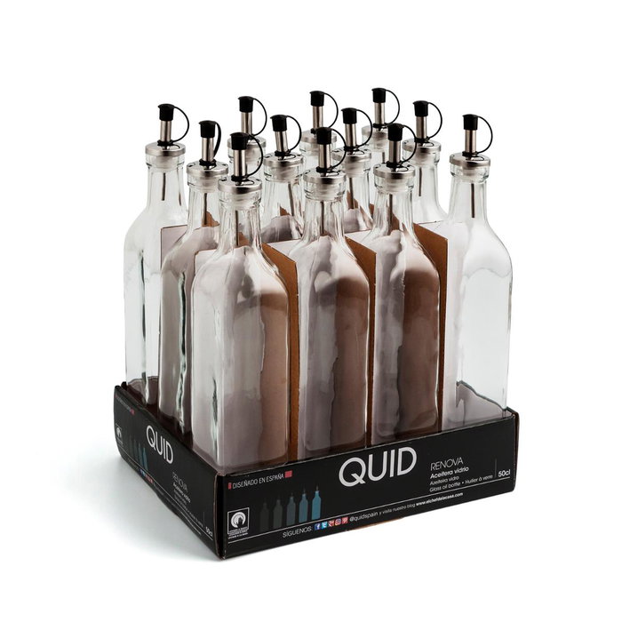 Quid Aceitera Vidrio Renova 0,5 L (12 Unidades) lif_set_id: B12ZD2BN57 Quid Aceitera Vidrio Renova 0,5 L (12 Unidades) lif_set_id: B12ZD2BN57