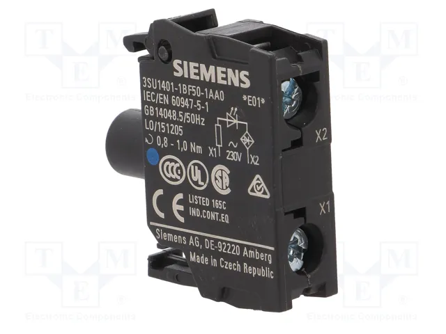 SIEMENS Elemento iluminador LED azul 22mm SIEMENS Elemento iluminador LED azul 22mm