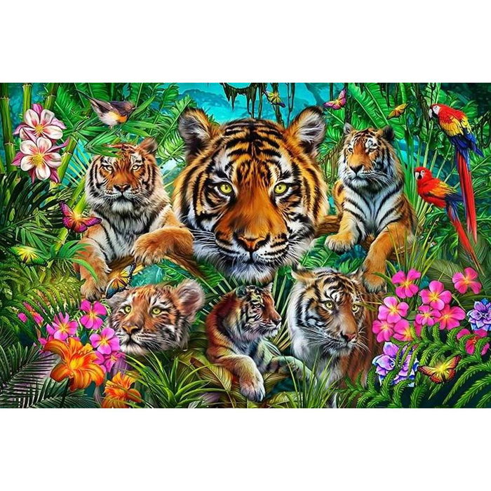 Educa Puzzle Jungla de Tigres de 500 piezas