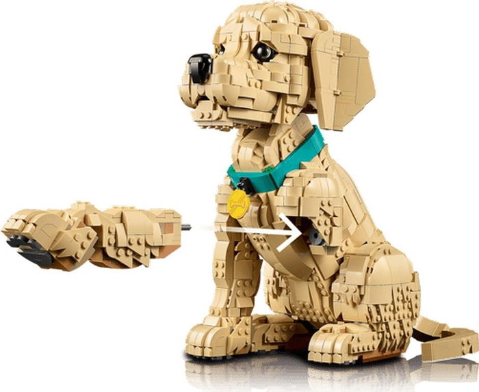 LEGO Icons 11384 Cachorro de Golden Retriever