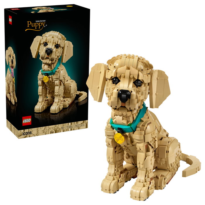 LEGO Icons 11384 Cachorro de Golden Retriever
