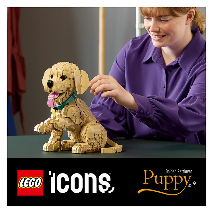 LEGO Icons Cachorro de Golden Retriever 11384 LEGO Icons Cachorro de Golden Retriever 11384