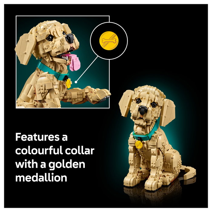 LEGO Icons 11384 Cachorro de Golden Retriever