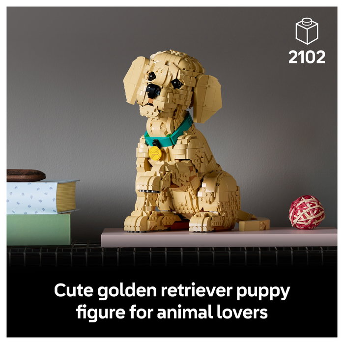 LEGO Icons 11384 Cachorro de Golden Retriever