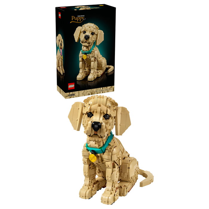 LEGO Icons 11384 Cachorro de Golden Retriever