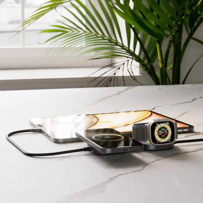 ZENS Cable de Carga USB C-C Pro 3, USB-C a USB-C, 240W PD, Certificado Qi2 y MFi, Color Negro