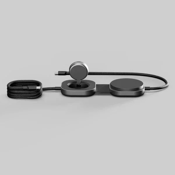 ZENS USB C-C Pro 3 Qi2 Apple Watch USB-C Negro