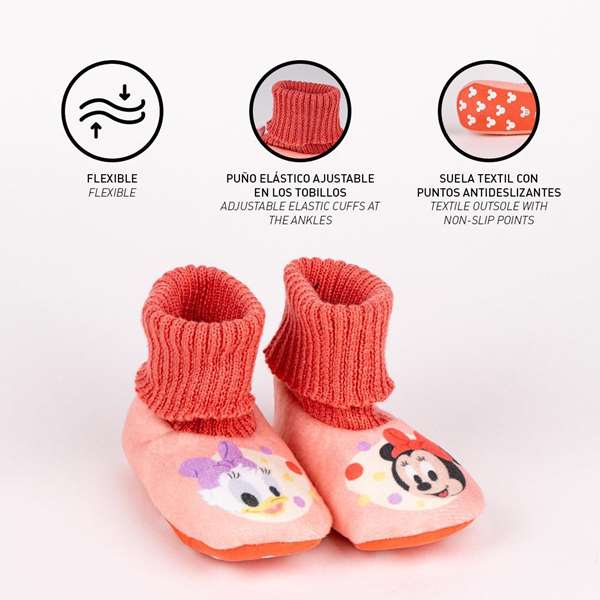 Cerdá T025 Zapatillas de casa de bota para niña con diseño de Minnie Mouse, calzado infantil en color Rosa, Talla 25 Cerdá T025 Zapatillas de casa de bota para niña con diseño de Minnie Mouse, calzado infantil en color Rosa, Talla 25