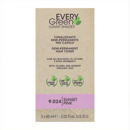 Dikson Every Green Lunar Shades 9.024 Rosa Atardecer Coloración Demi-Permanente 3x60 ml