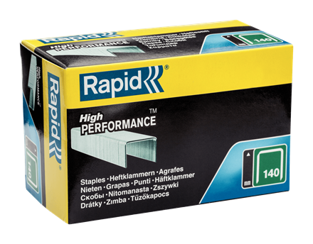 Rapid Grapas nº 140 de 14 mm Galvanizadas, Caja de 5000 unidades Rapid Grapas nº 140 de 14 mm Galvanizadas, Caja de 5000 unidades