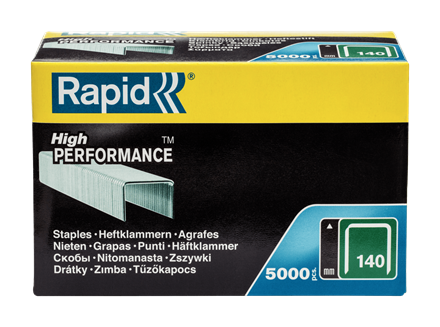 Rapid Grapas nº 140 de 14 mm Galvanizadas, Caja de 5000 unidades Rapid Grapas nº 140 de 14 mm Galvanizadas, Caja de 5000 unidades