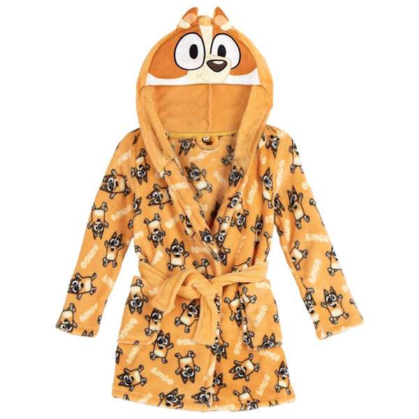 Cerdá Batín Coral Fleece Aplicaciones Bluey 5 Años Naranja Cerdá Batín Coral Fleece Aplicaciones Bluey 5 Años Naranja