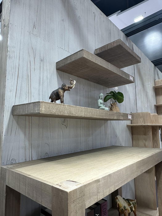 DKD Home Decor Repisa Madera de Hevea 120 x 20 x 5 cm DKD Home Decor Repisa Madera de Hevea 120 x 20 x 5 cm