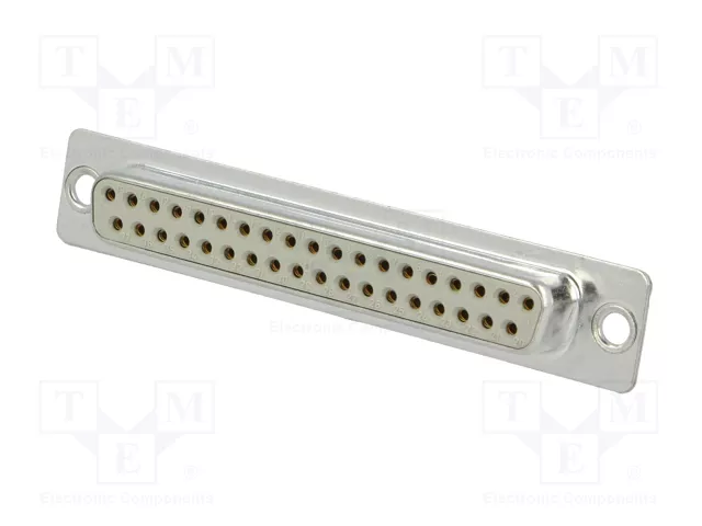 HARTING Conector D-Sub hembra de 37 pines para transferencia de datos HARTING Conector D-Sub hembra de 37 pines para transferencia de datos