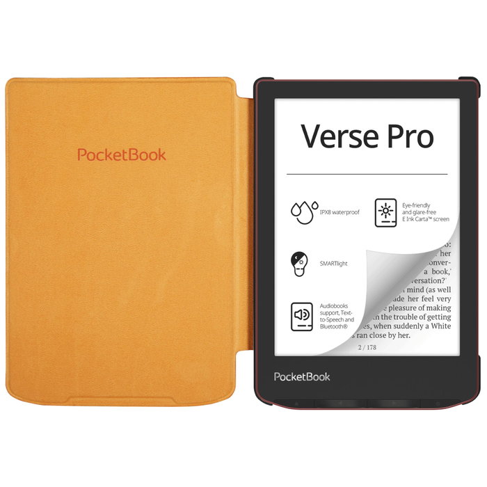 PocketBook Shell Funda Naranja para Verse / Verse Pro