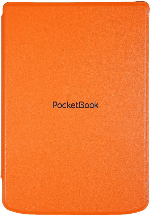 PocketBook Funda Folio Shell Series Naranja para eReader PocketBook Verse y Verse Pro 6" (15.2 cm) - Resistente a Golpes, Microfibra y PU