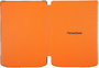PocketBook Funda Folio Shell Series Naranja para eReader PocketBook Verse y Verse Pro 6" (15.2 cm) - Resistente a Golpes, Microfibra y PU