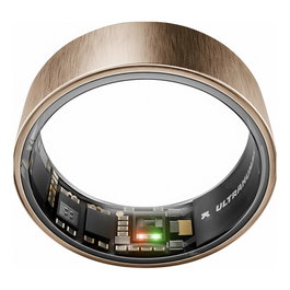 Ultrahuman Ring Air - Smart Ring para Mujer y Hombre - Seguimiento de Sueño y Fitness - Frecuencia Cardíaca - Rosa Cepillado Talla 13