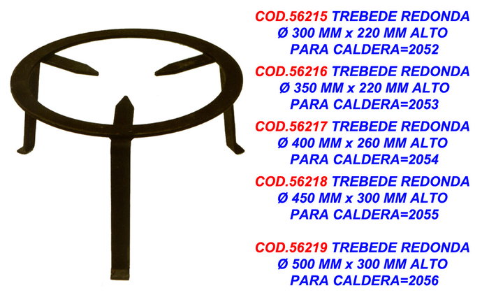 Finstock Redonda para Caldera Ø 500 mm x 300 mm Alto