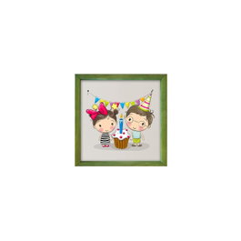 Wallity Cuadro Decorativo Enmarcado 32 x 32 cm CAM10148888595