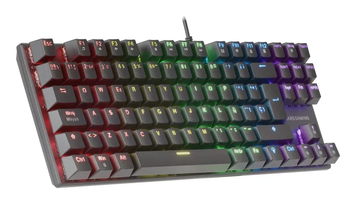 Mars gaming mk80 Teclado gaming mecánico TKL con iluminación RGB Mars gaming mk80 Teclado gaming mecánico TKL con iluminación RGB