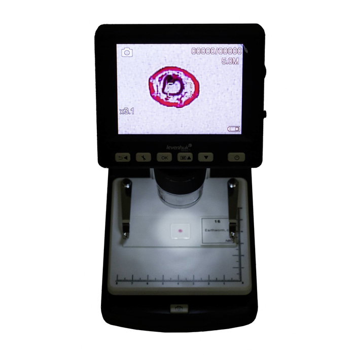 Levenhuk DTX 500 LCD Microscopio Digital con Pantalla de 3,5 Pulgadas y 500x de Aumento Levenhuk DTX 500 LCD Microscopio Digital con Pantalla de 3,5 Pulgadas y 500x de Aumento