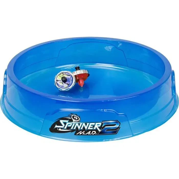 Silverlit Juego de Fiesta SPINNER MAD 2 con 2 Peonzas y 1 Arena, a partir de 5 Años - AAASP10079