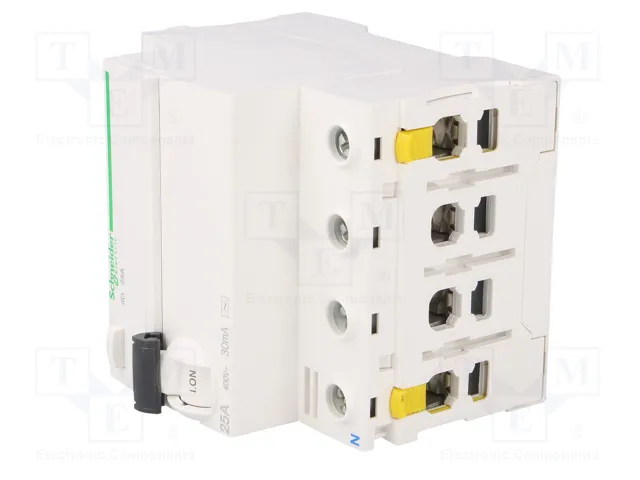 SCHNEIDER ELECTRIC Interruptor diferencial ACTI9 25A 30mA 4 polos SCHNEIDER ELECTRIC Interruptor diferencial ACTI9 25A 30mA 4 polos