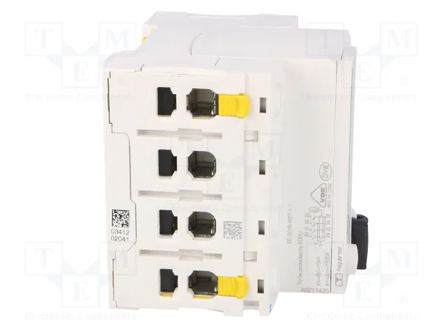 SCHNEIDER ELECTRIC Interruptor diferencial ACTI9 25A 30mA 4 polos SCHNEIDER ELECTRIC Interruptor diferencial ACTI9 25A 30mA 4 polos