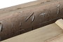 DKD Home Decor Mueble TV Unique / antique Natural 194 x 63 x 50 cm Madera Tallada