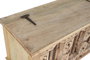 DKD Home Decor Mueble TV Unique / antique Natural 194 x 63 x 50 cm Madera Tallada