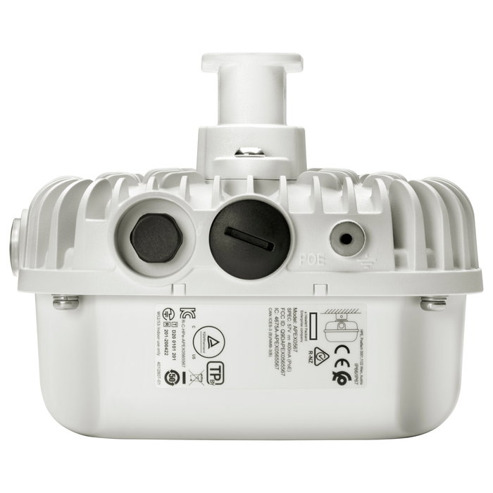HPE Aruba AP-567 Access Point RW WiFi 6 (802.11ax) Doble Banda 2.4/5GHz 1774 Mbps Outdoor Direccional Antena Integrada 2x2:2 MU-MIMO PoE Blanco