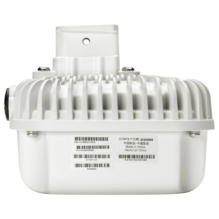 HP Enterprise HPE Aruba AP-567 Access Point RW 802.11ax Outdoor HP Enterprise HPE Aruba AP-567 Access Point RW 802.11ax Outdoor