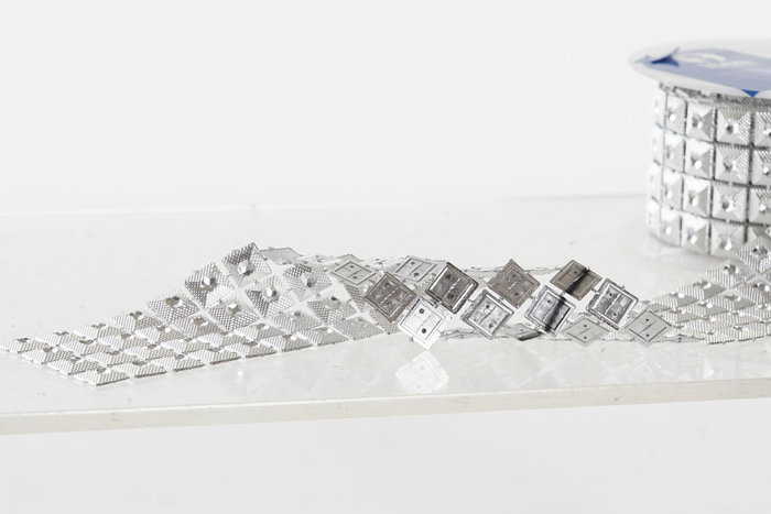 DKD Home Decor Decoración PVC Plateado 150x4x0,1 cm DKD Home Decor Decoración PVC Plateado 150x4x0,1 cm