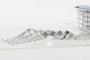DKD Home Decor Decoración PVC Plateado 150x4x0,1 cm
