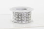 DKD Home Decor Decoración PVC Plateado 150x4x0,1 cm