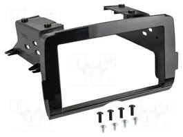 ACV Bastidor de montaje de radio 2 DIN negro para Harley-Davidson