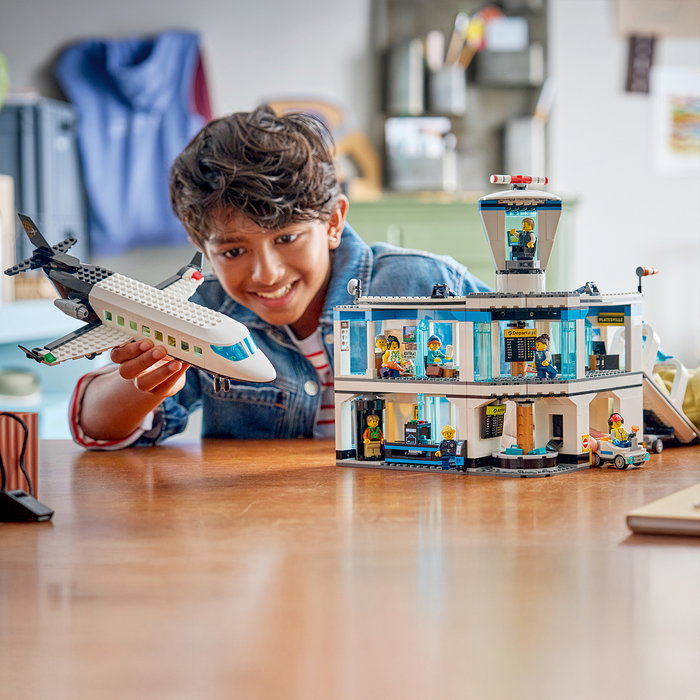 LEGO LEGO City Aeropuerto con Avión 60502 Set de Construcción con 887 Piezas LEGO LEGO City Aeropuerto con Avión 60502 Set de Construcción con 887 Piezas