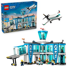 LEGO LEGO City Aeropuerto con Avión 60502 Set de Construcción con 887 Piezas
