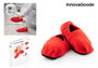 Zapatillas de Casa Calentables en Microondas InnovaGoods Rojo