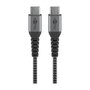 Goobay Cable USB-C a USB-C 49302, 1 m, Gris/Plata