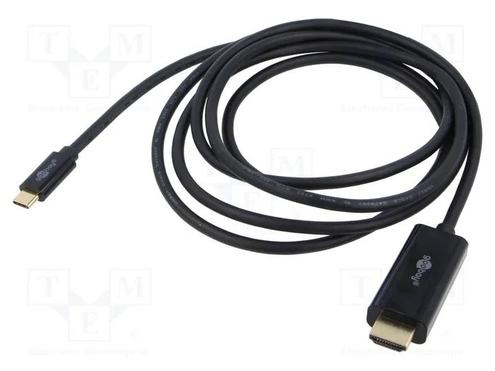 GOOBAY Cable USB-C a HDMI 2.0 de 2m para 4K y HDR GOOBAY Cable USB-C a HDMI 2.0 de 2m para 4K y HDR