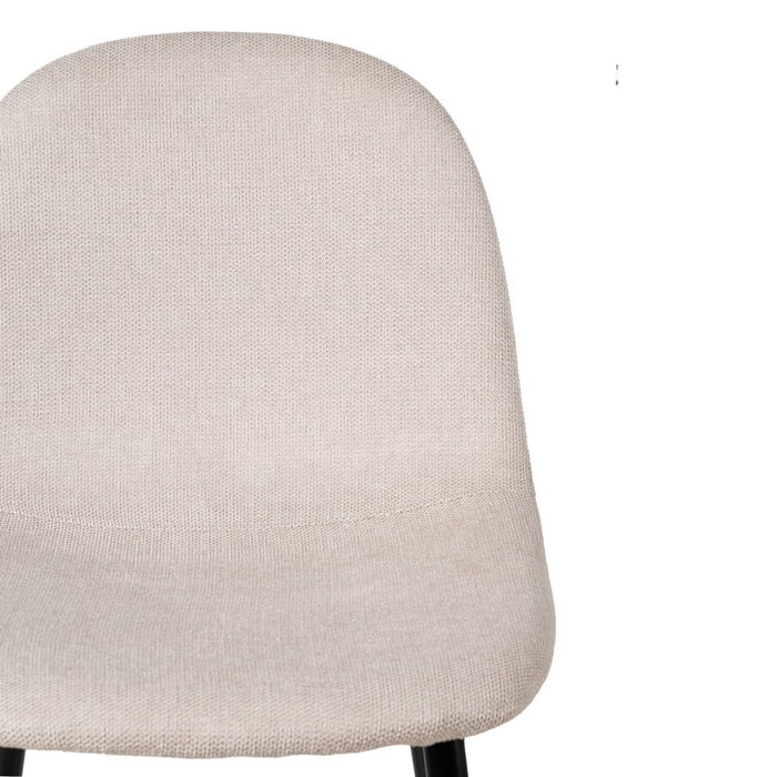 Taburete Crema Tejido-Metal Salón 46 X 48 X 96 cm (Set de 4)