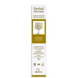 BIOAROMA Incienso Ayurveda Sándalo Ecológico Certificado ICEA Comercio Justo 5 Packs x 12 Unidades Aromaterapia Natural