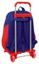Safta Mochila 665+Carro 905 Atlético de Madrid 32x44x16 cm