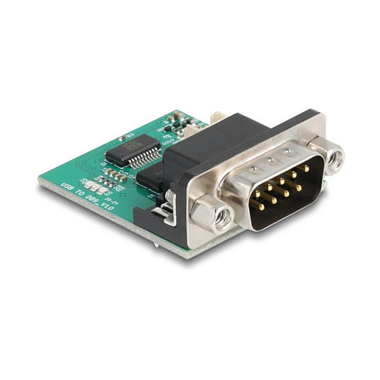 DeLOCK 90781 Conversor USB 2.0 a RS-232 FTDI FT231XS D-Sub 9 Macho DeLOCK 90781 Conversor USB 2.0 a RS-232 FTDI FT231XS D-Sub 9 Macho