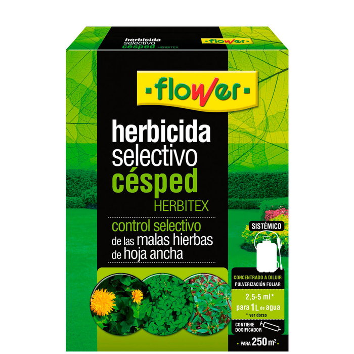 Flower Herbicida para césped Herbitex selectivo 25 ml Flower Herbicida para césped Herbitex selectivo 25 ml