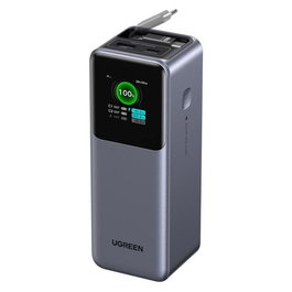 UGREEN Power Bank 165W con Cable Retráctil 55987B