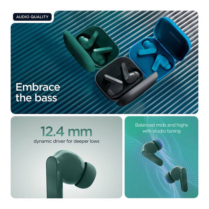 Motorola Moto Buds Bass Verde Motorola Moto Buds Bass Verde