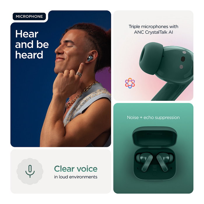 Motorola Moto Buds Bass Verde Motorola Moto Buds Bass Verde